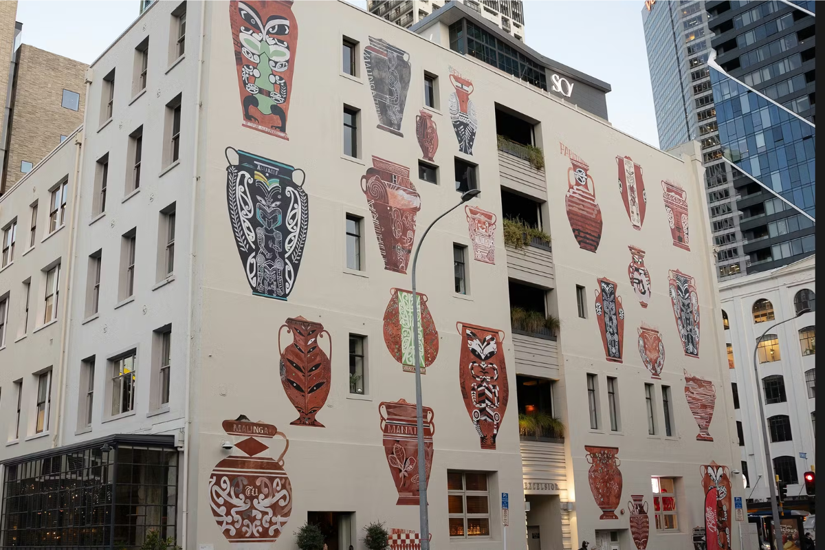 Britomart - Maunga - Shane Cotton with Ross Liew