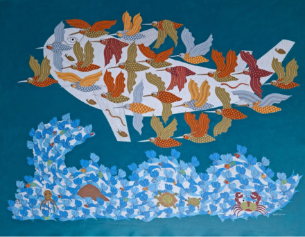 Diwali artwork by Shibani Jain