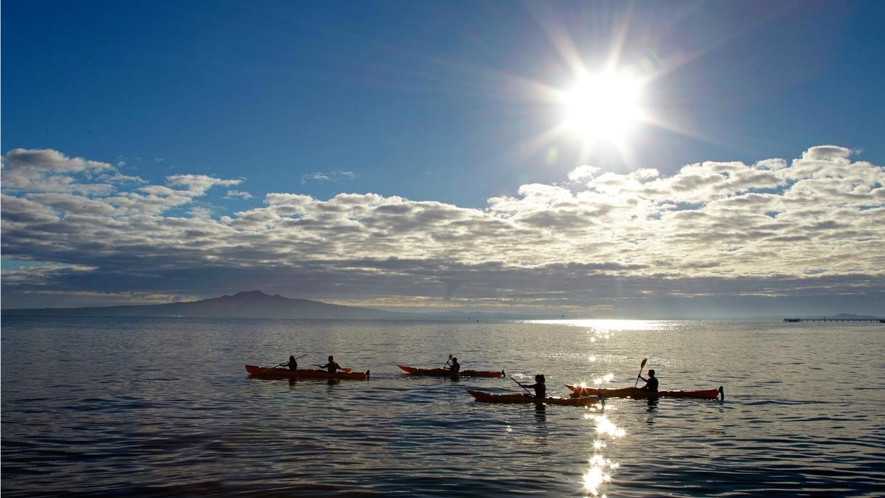 New Year's Eve - Sunset Kayak Tour to Rangitoto Island