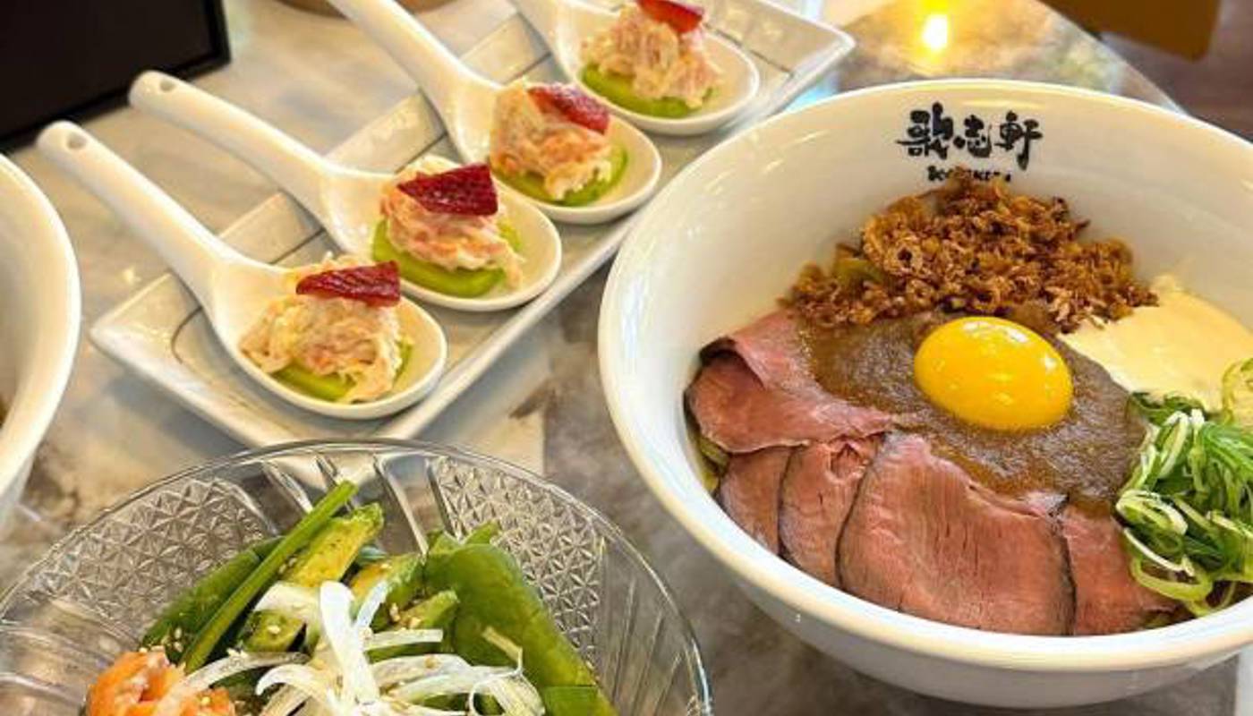 Photo of food from Kajiken served in various bowls