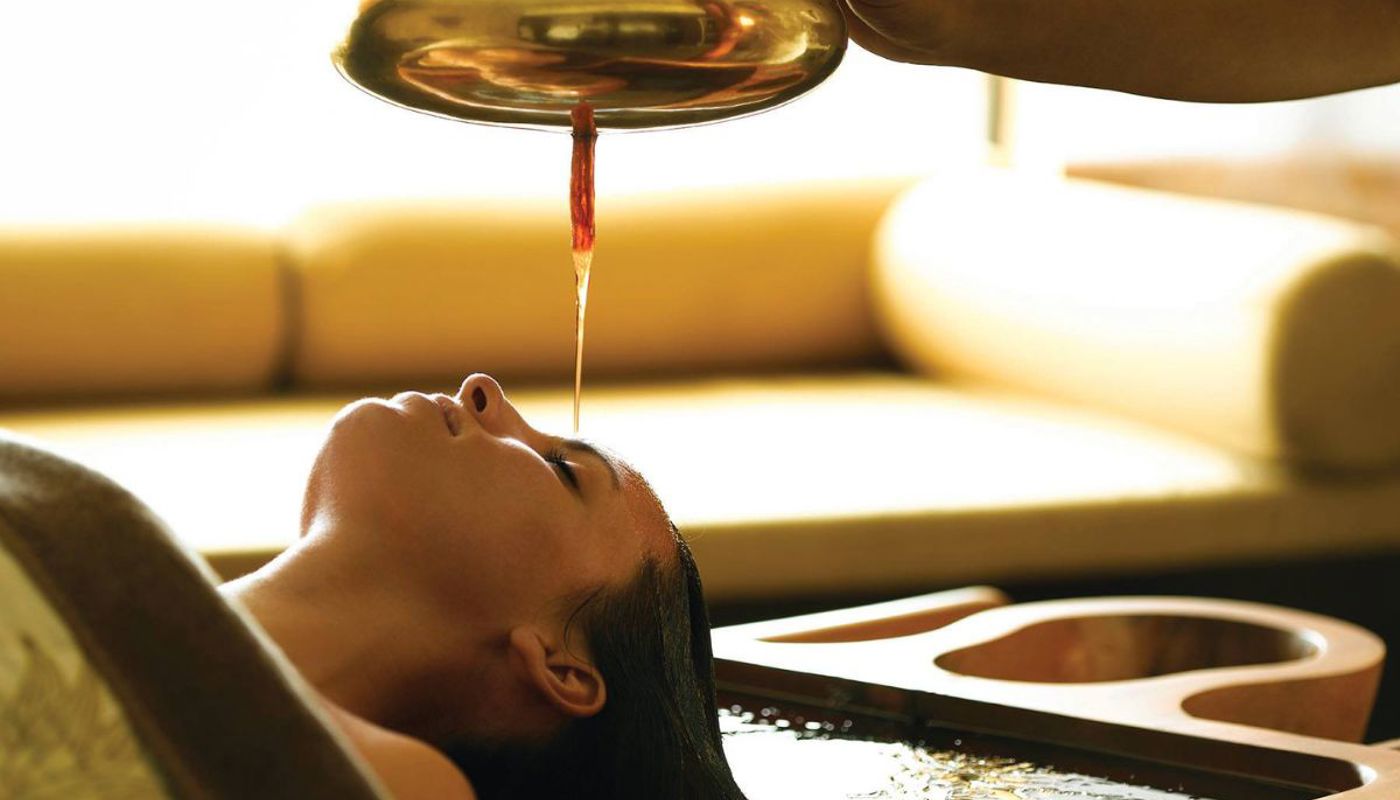 Ayurda head massage