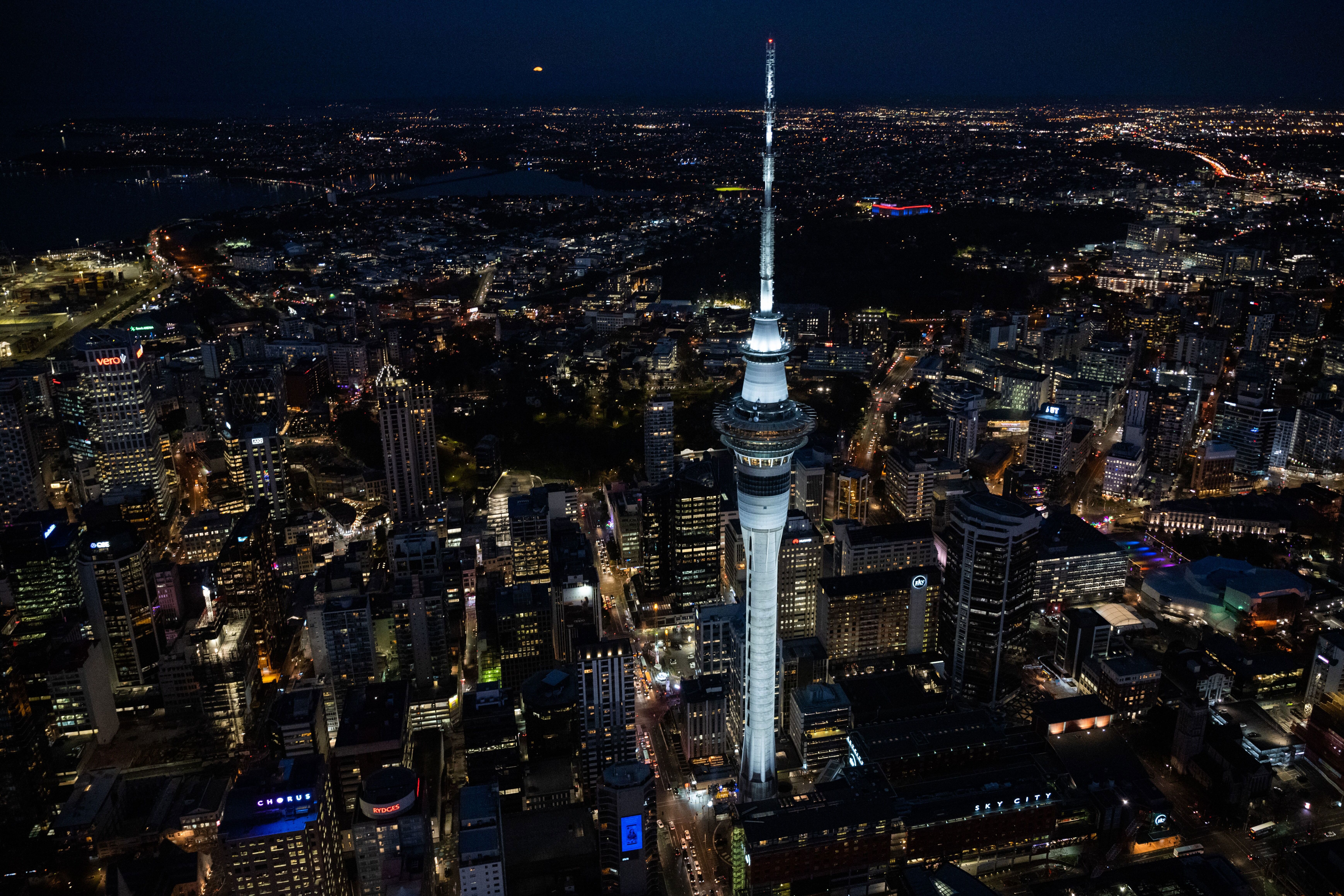 Sky Tower Lights for Lunar New Year