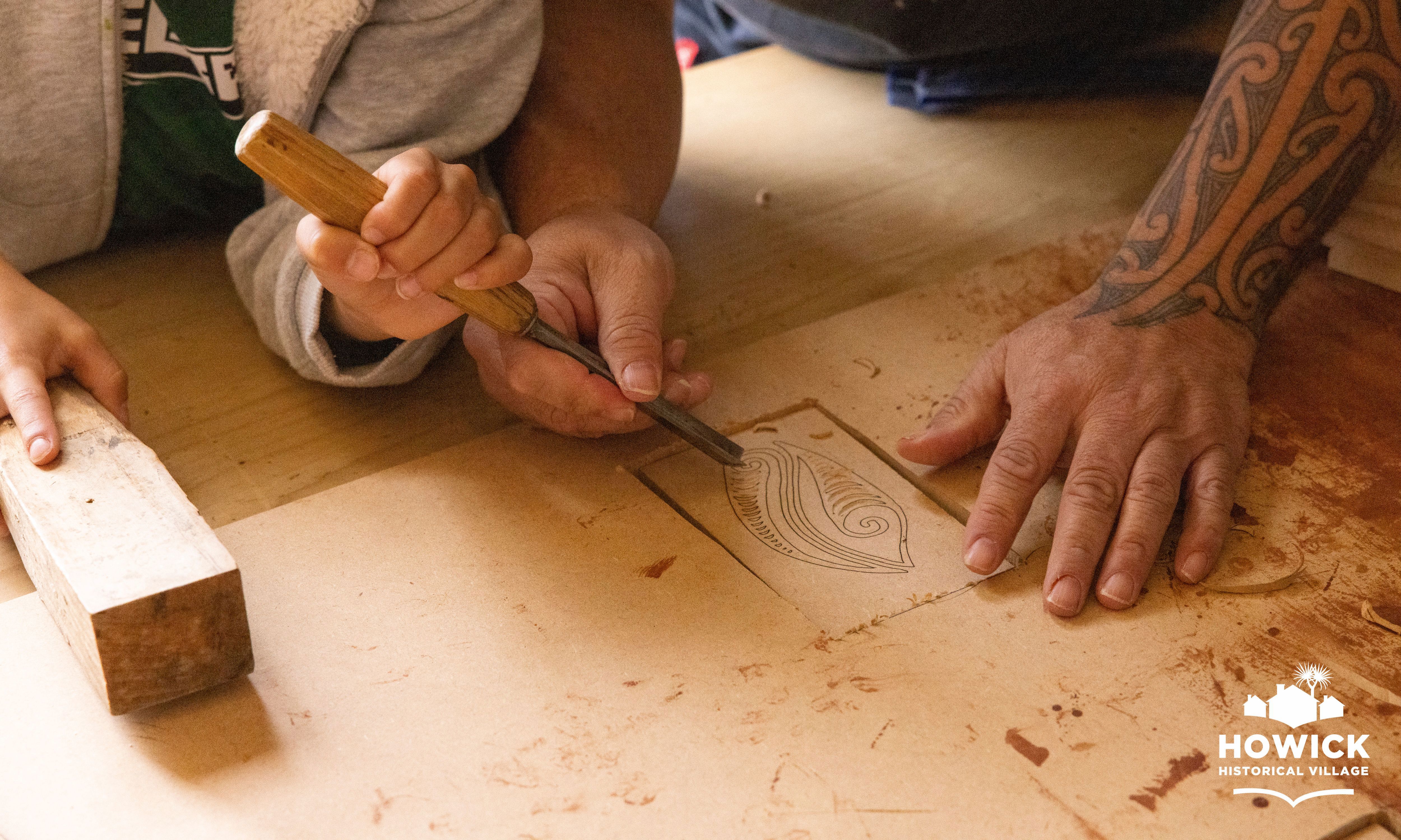 Matariki: Toi art carving Workshop: (Porotiti & Pūrerehua)