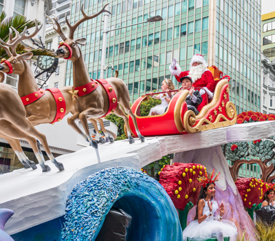 Farmers Santa Parade Auckland Graphic