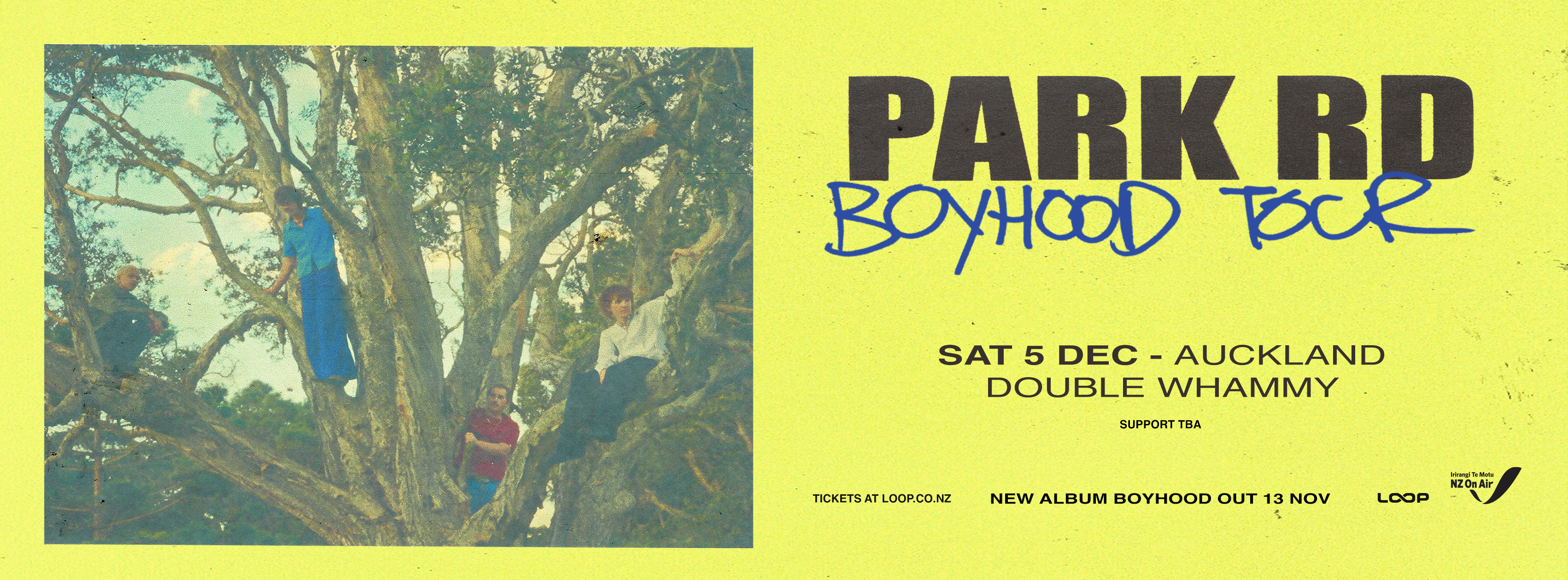 PARK RD - Boyhood Album Release Tour