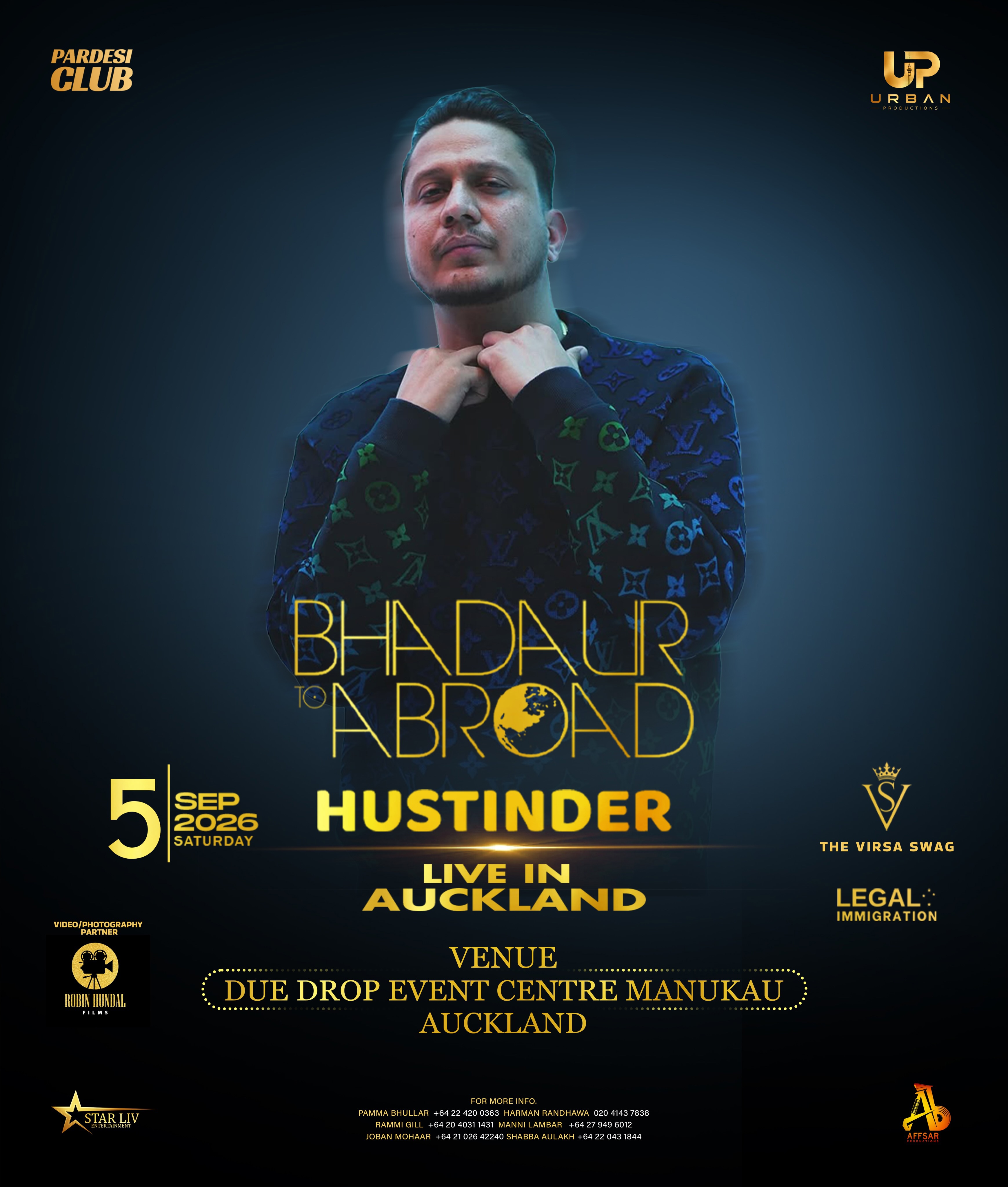Hustinder Live in Auckland