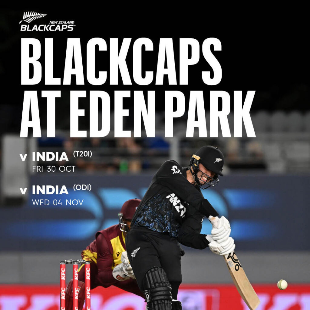 Black Caps vs India at Eden Park