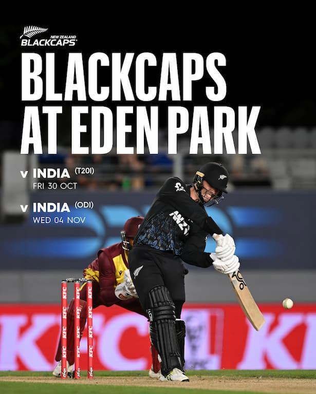 Black Caps vs India at Eden Park