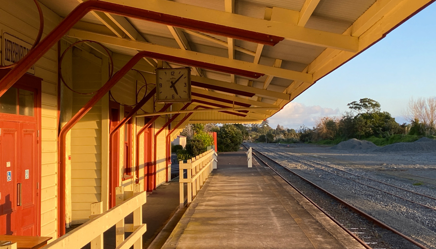 Old train station in Helensville
