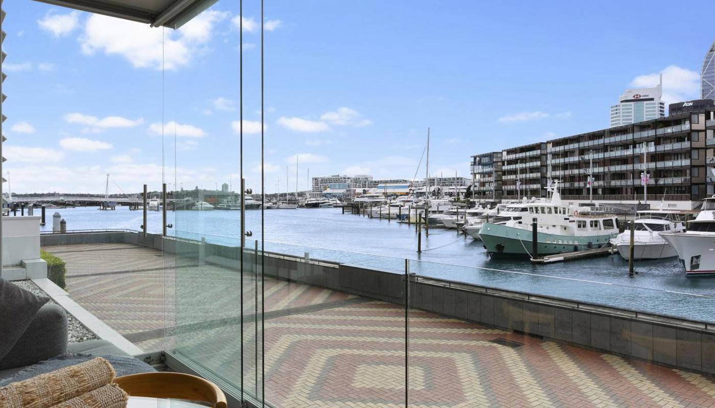 Indulge in the stunning views across the waterfront.