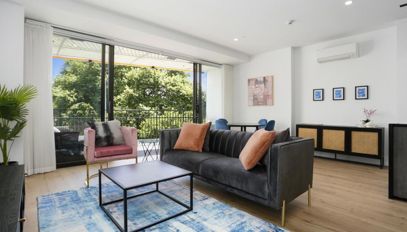 Bright and spacious living area