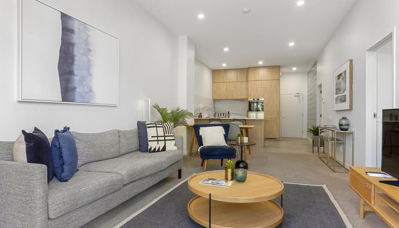 Open plan living area