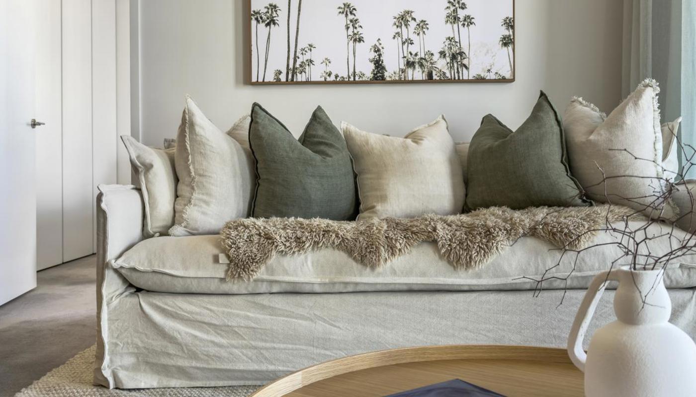 Stylish details in the living area