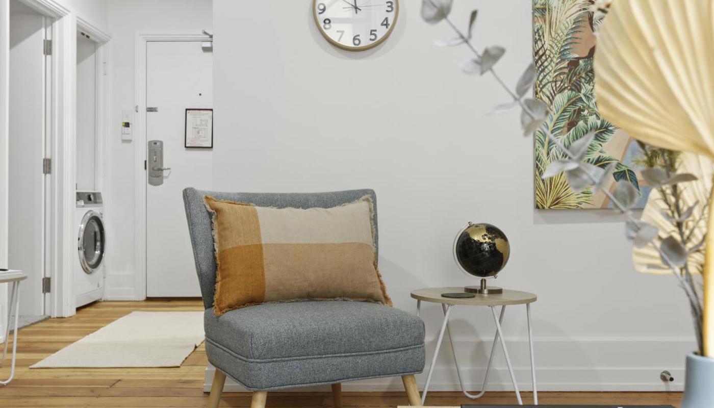 Stylish details in the living room