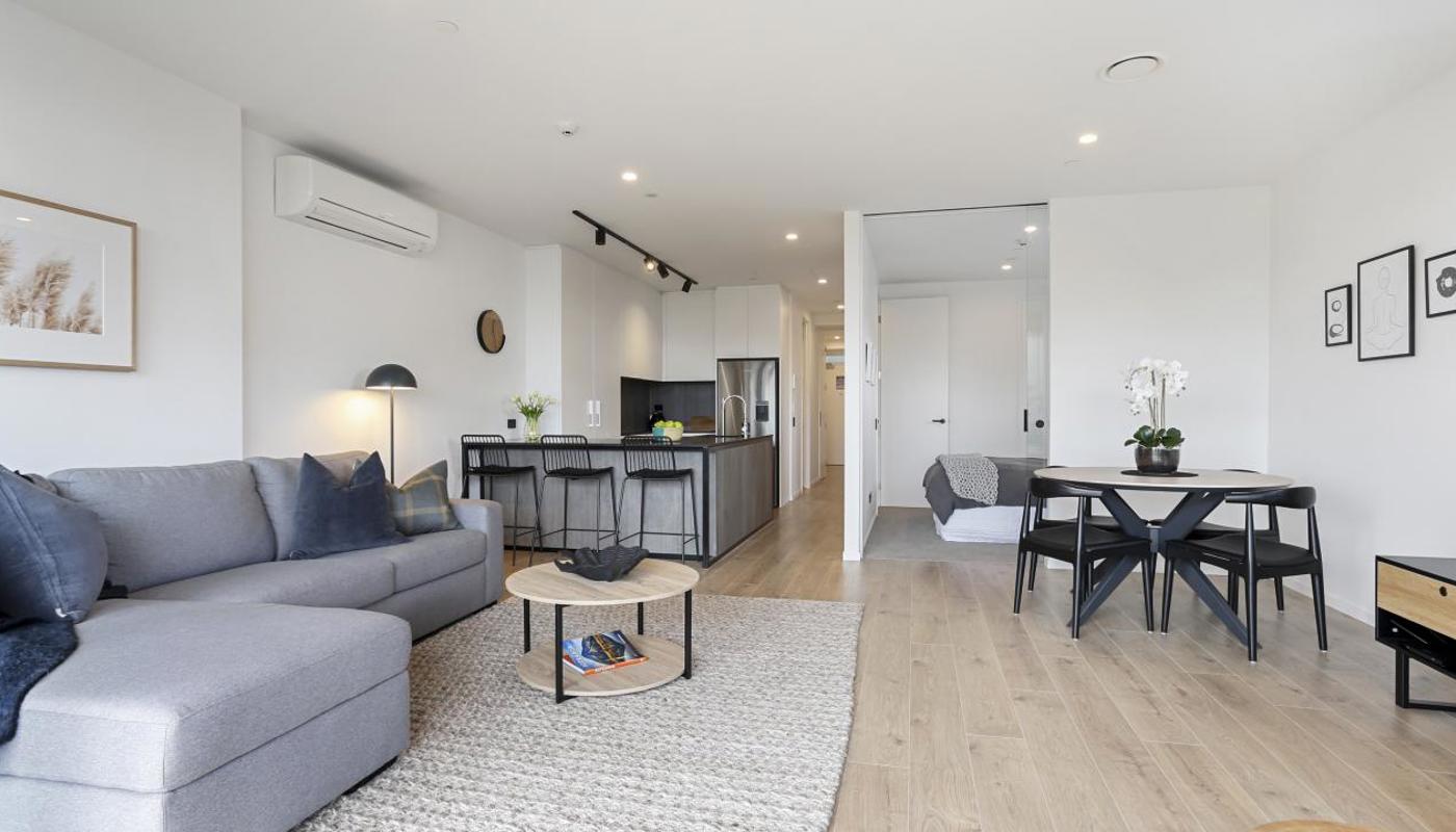 Modern open plan living.
