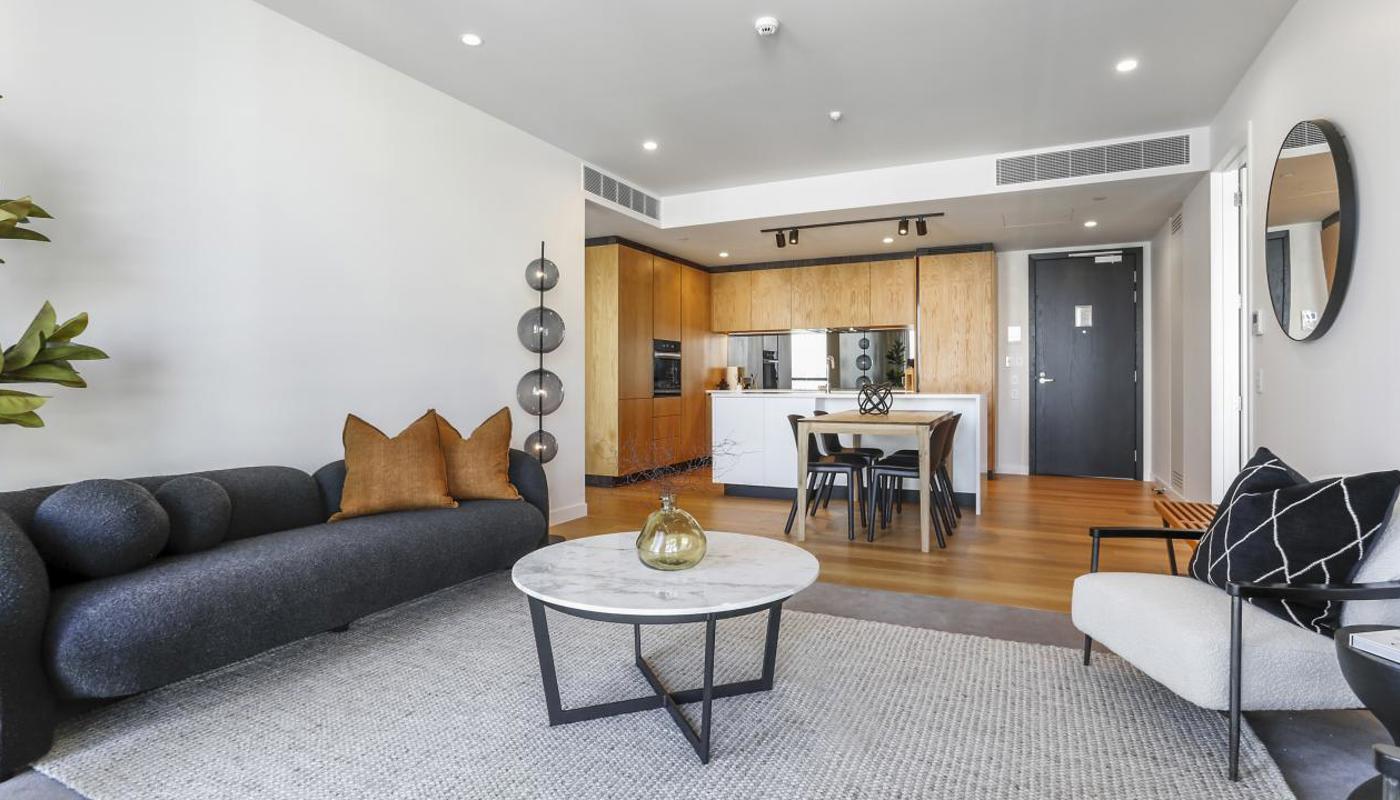 Spacious open plan living area