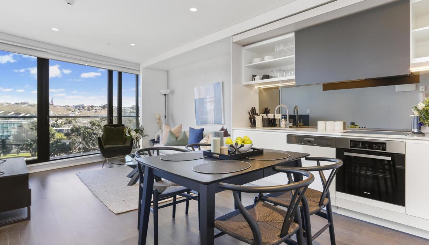 Stylish dining area