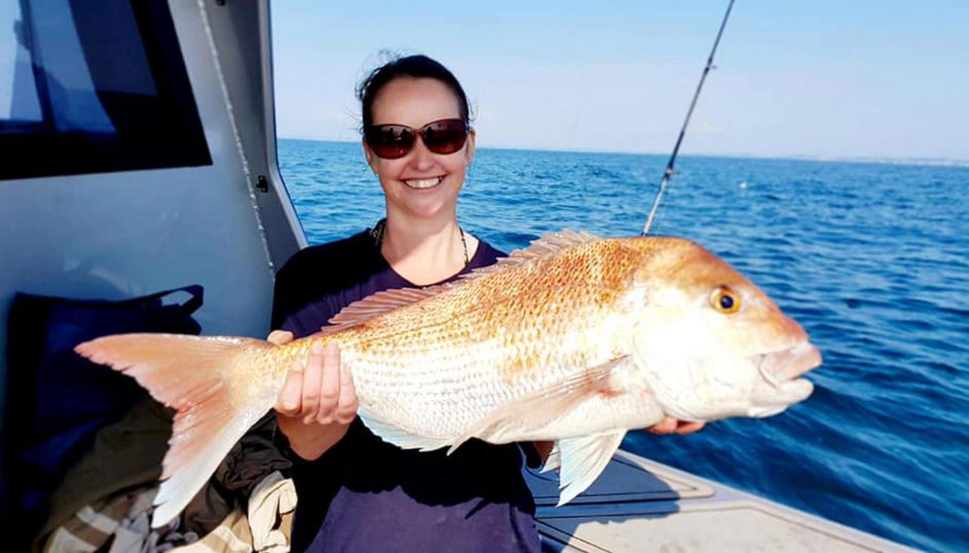 Snapper caught off Waiheke Island 2019