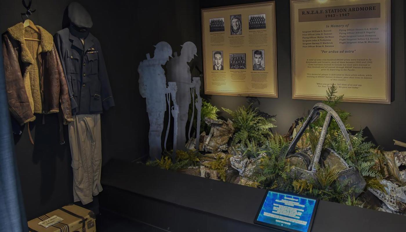 NZ Warbirds at Ardmore exhibits local military and aviation history.