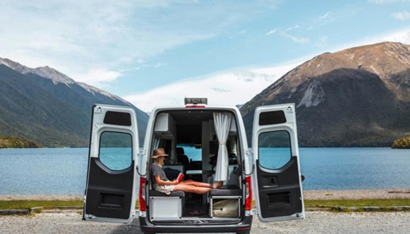 South Island campervan