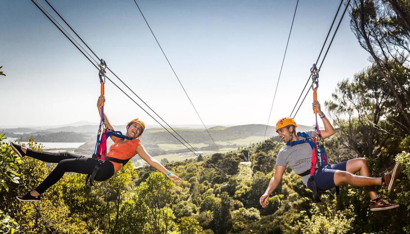 Zip above the forest canopy for spectacular views.