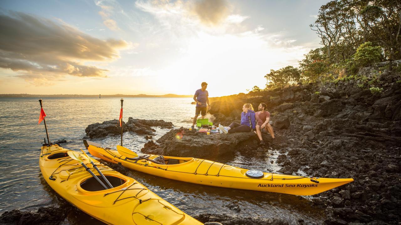 Valentines Kayak Tour to Rangitoto Island