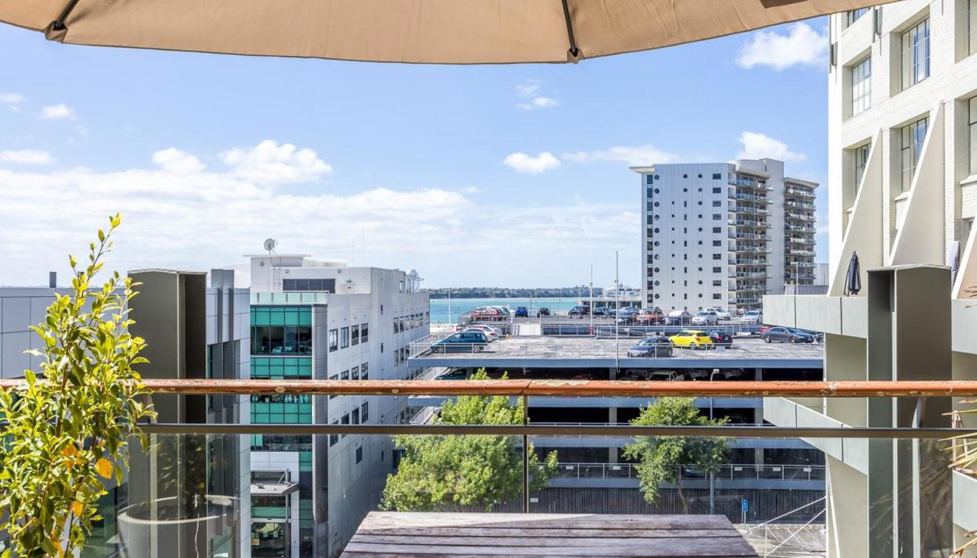 Views from the balcony.