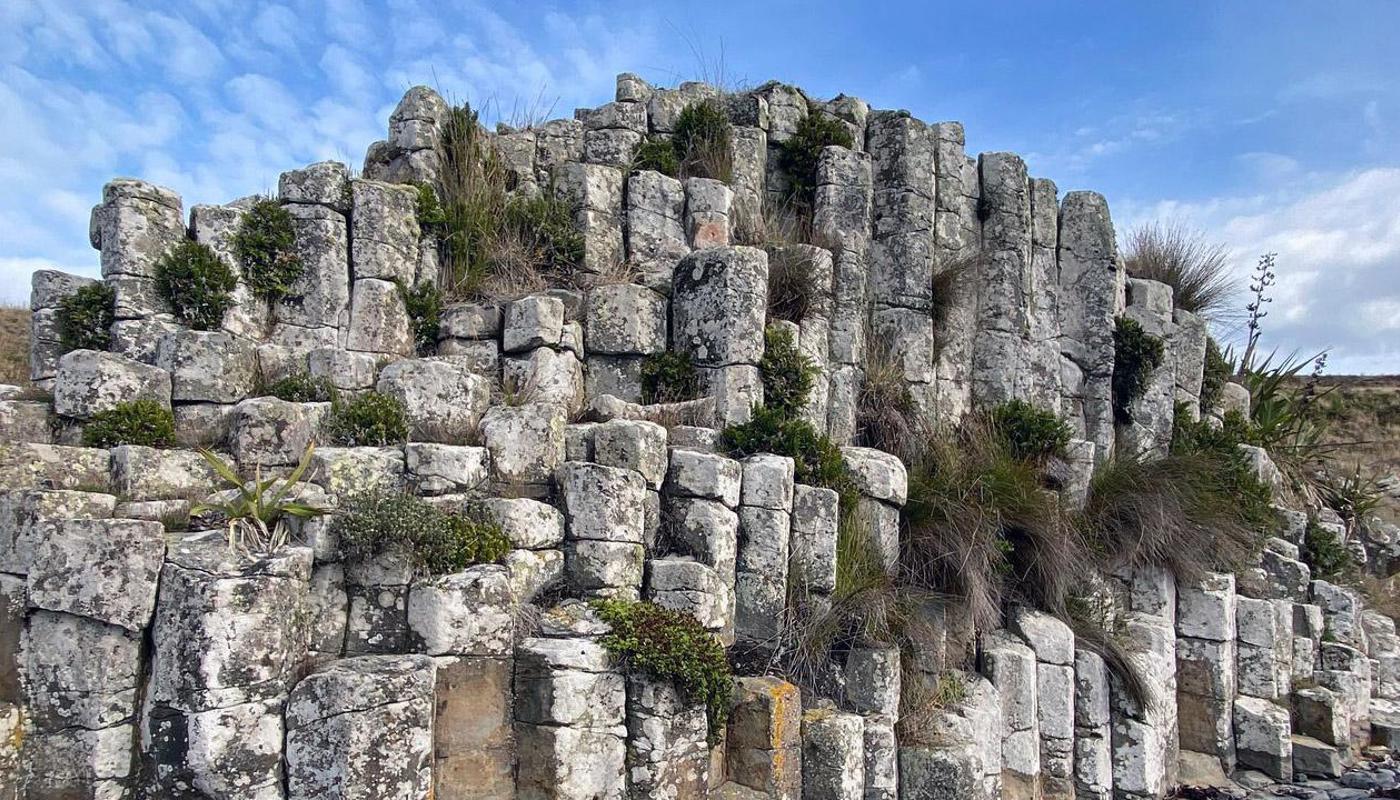 Basalt Columns, Port Hutt Road, Chatham Islands