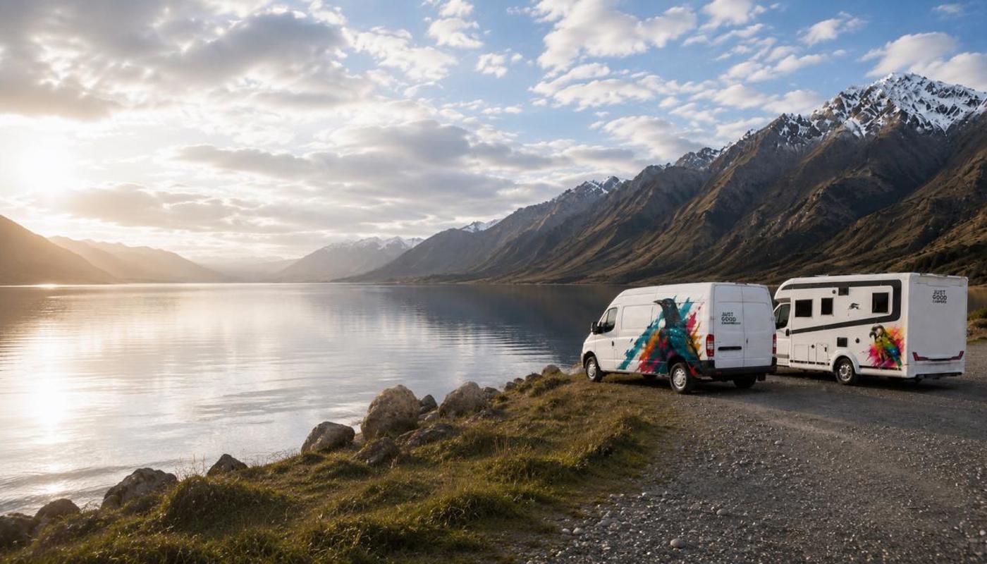 Campervan hire, New Zealand 2 berth and 4- berth motorhome