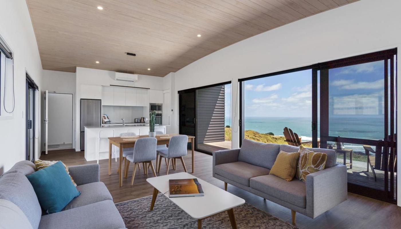 Two bed villa living area