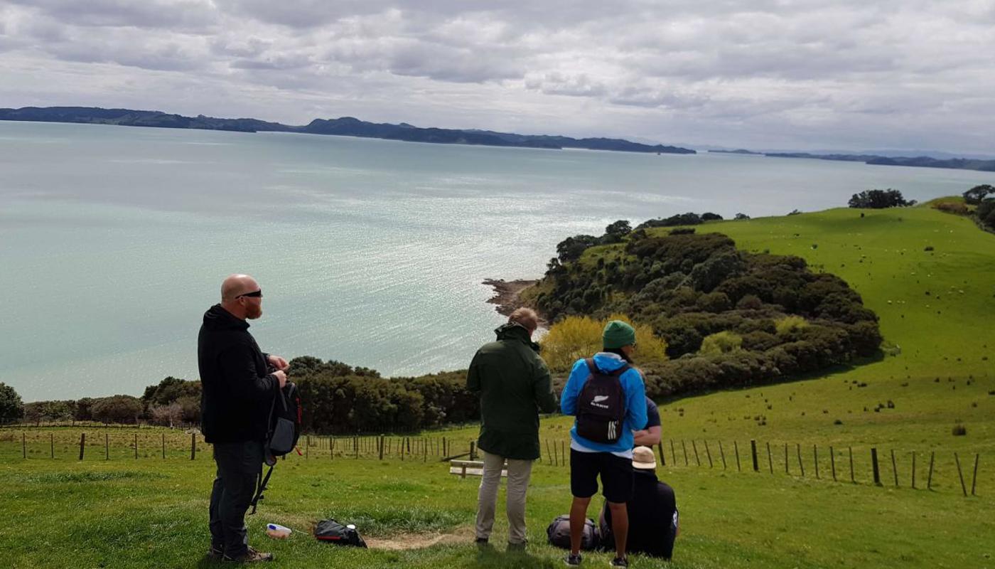 A nice view out over the Hauraki Gulf