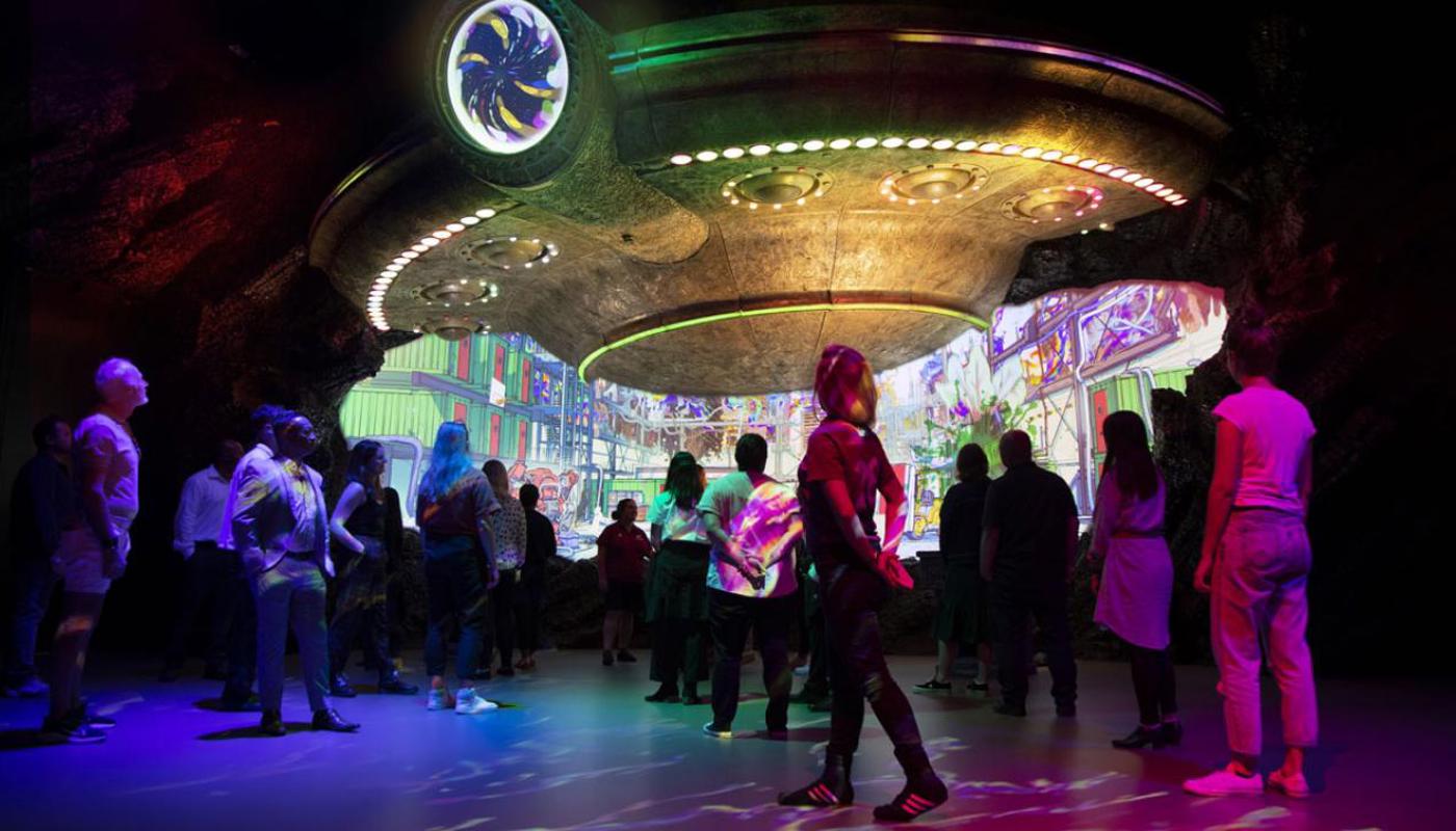 Step onto out of this world sets.