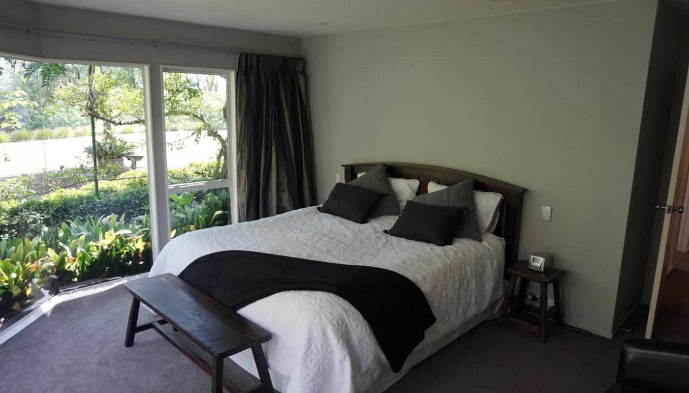 Master bedroom with superking bed
