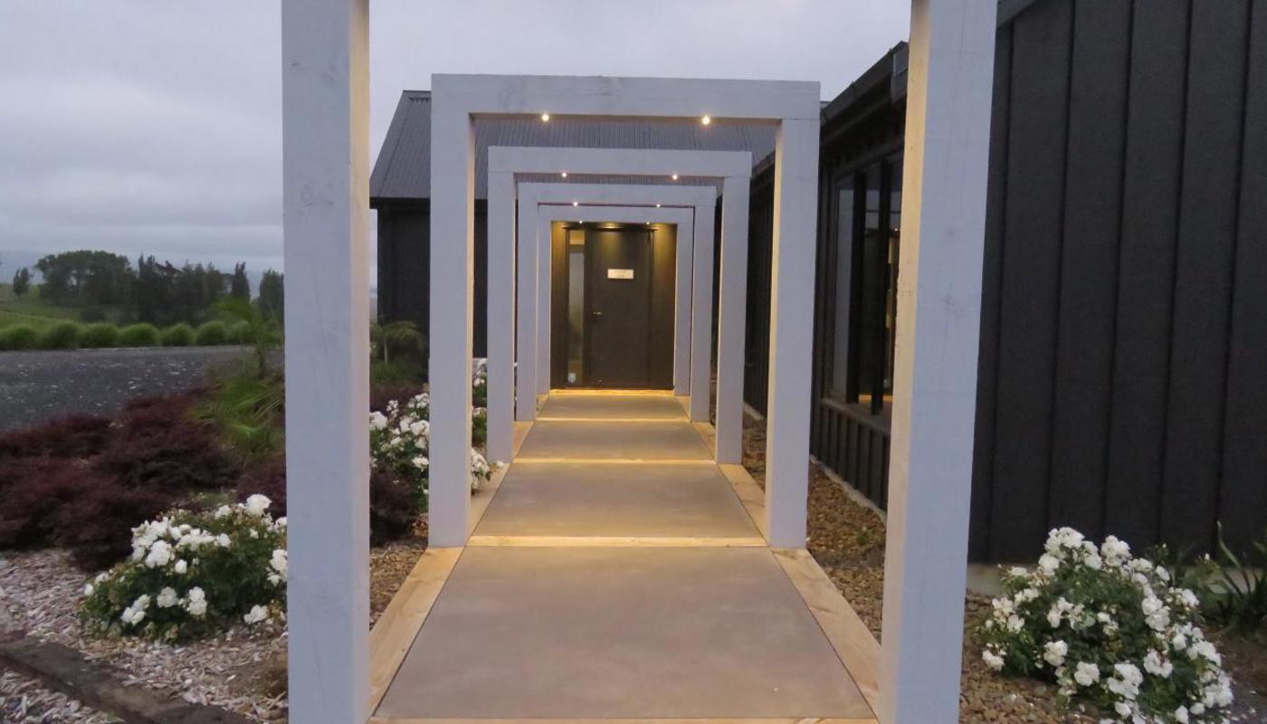 Entrance to unit