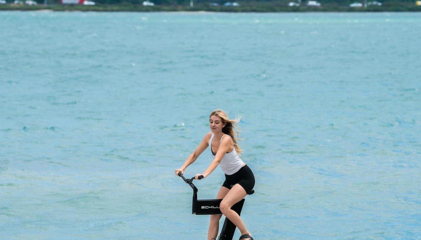 Water Bike in Bayswater Marina