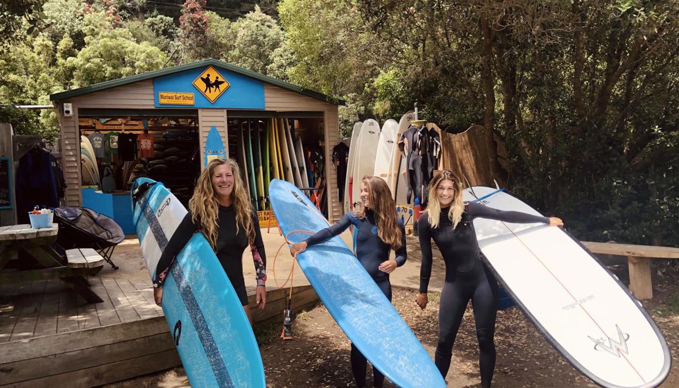 Our surf shack is based less than 2 minutes walk from the beach.