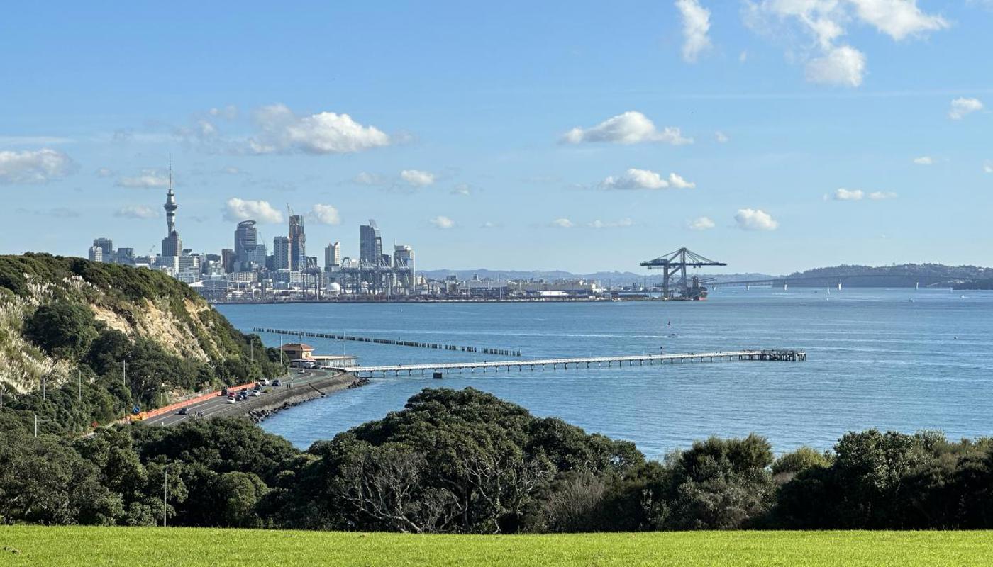 View of Auckland from Bastion Point