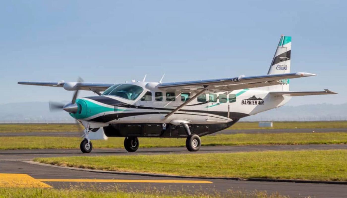 Barrier Air's Cessna Caravan at Auckland Airport