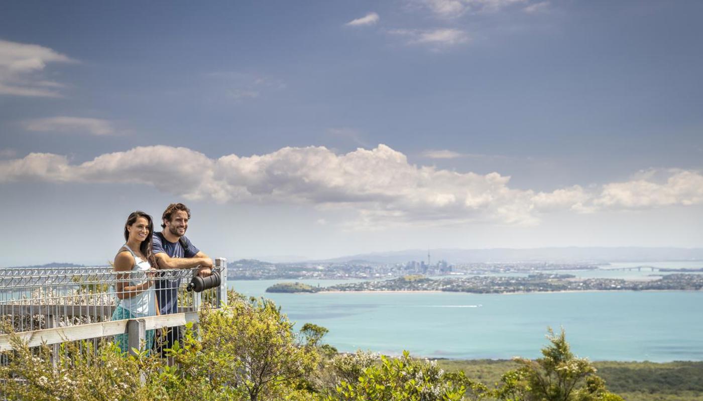 Enjoy Panoramic Views of Auckland City and the Hauraki Gulf and Islands