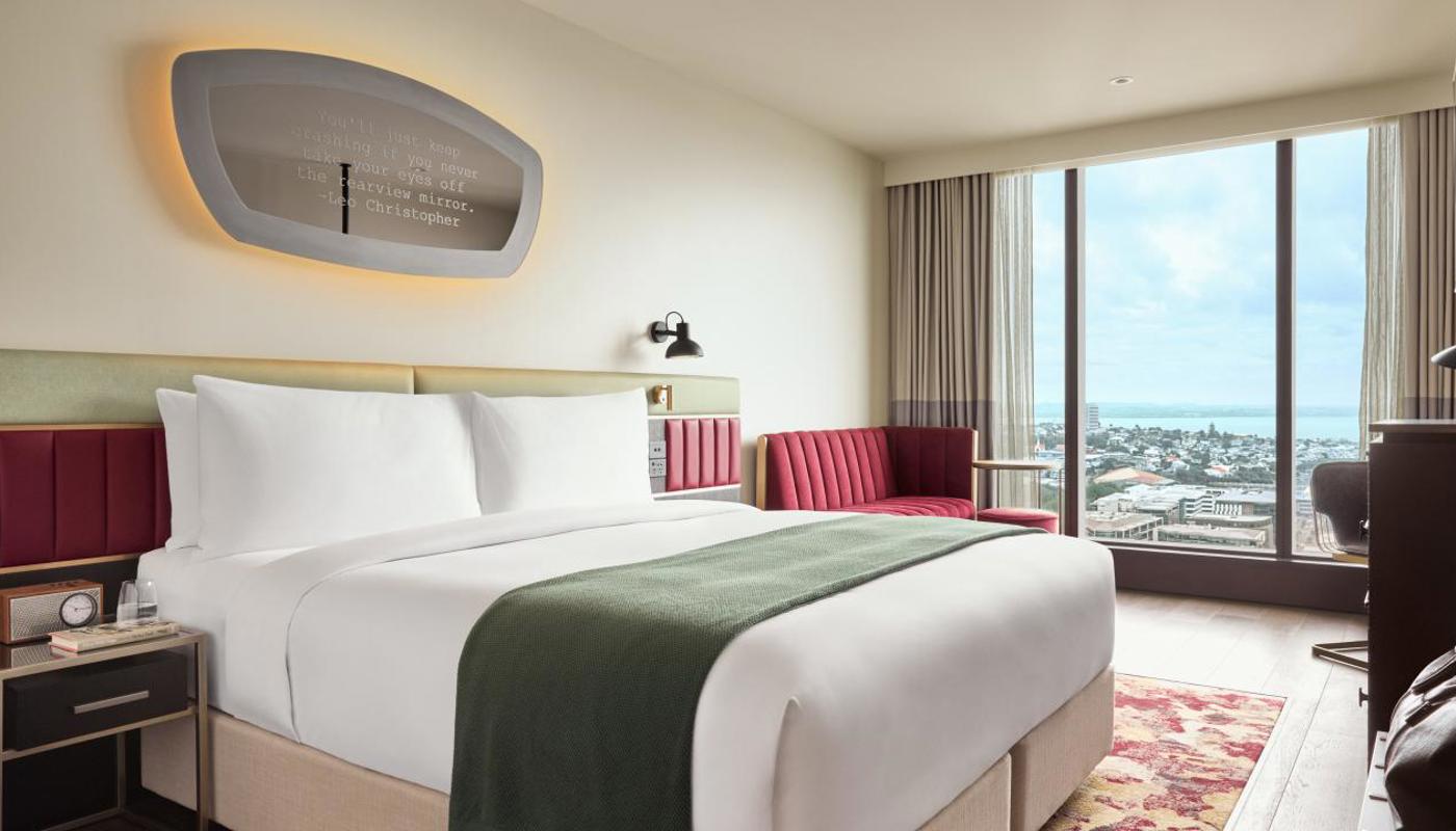 Relax and Unwind with Harbour views in a Premium King Room.