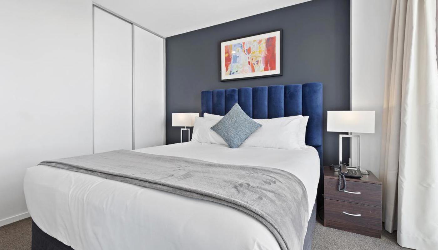 The Studio at Proximity Apartments offers all the comforts of home for up to two guests.

