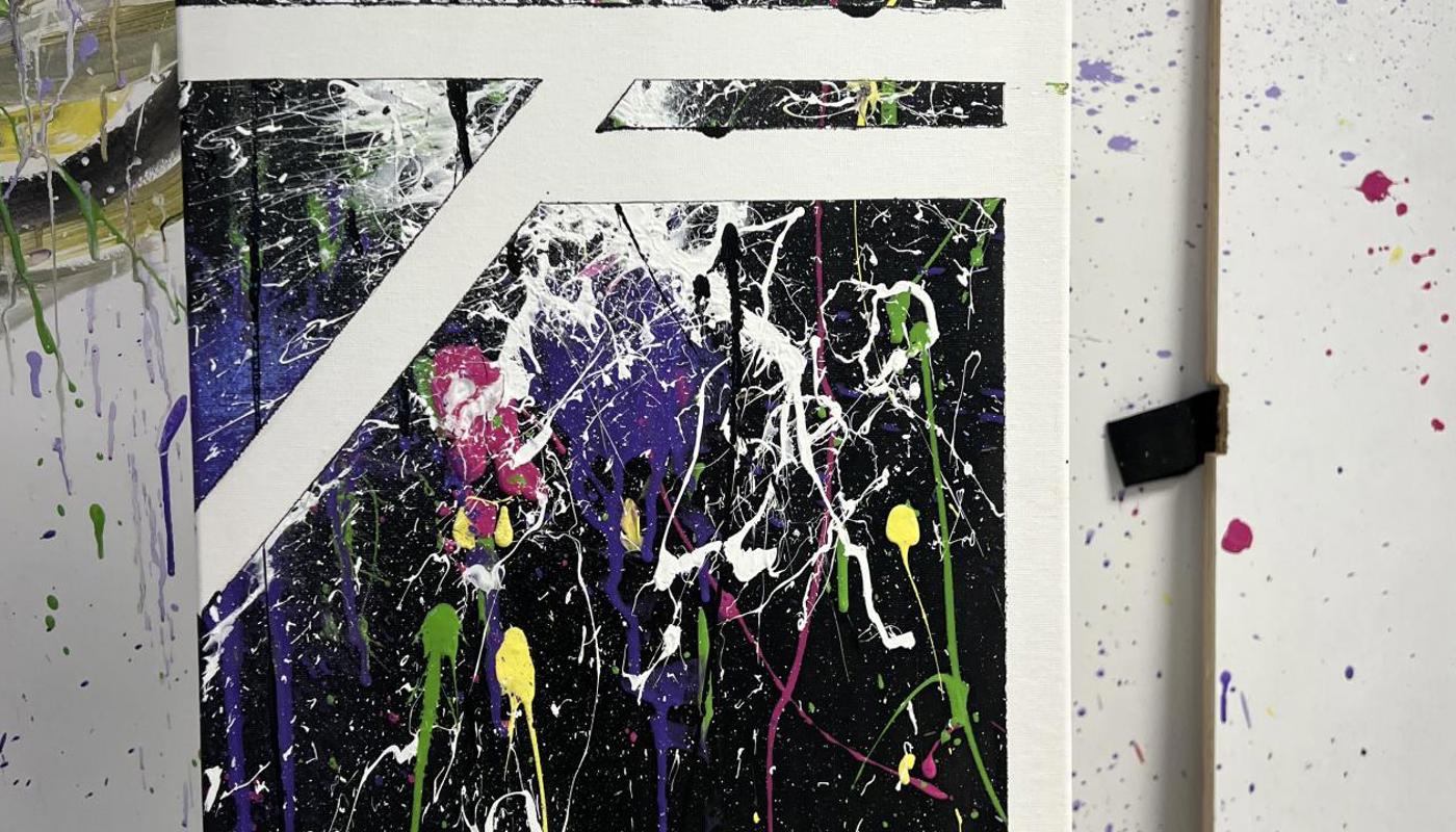 Splatter Art at Art Escape NZ
