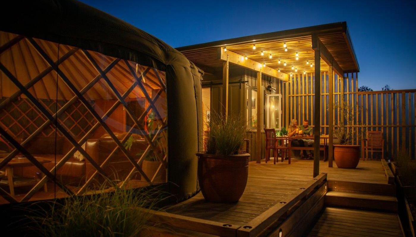 The Green Tent - outdoor evenings