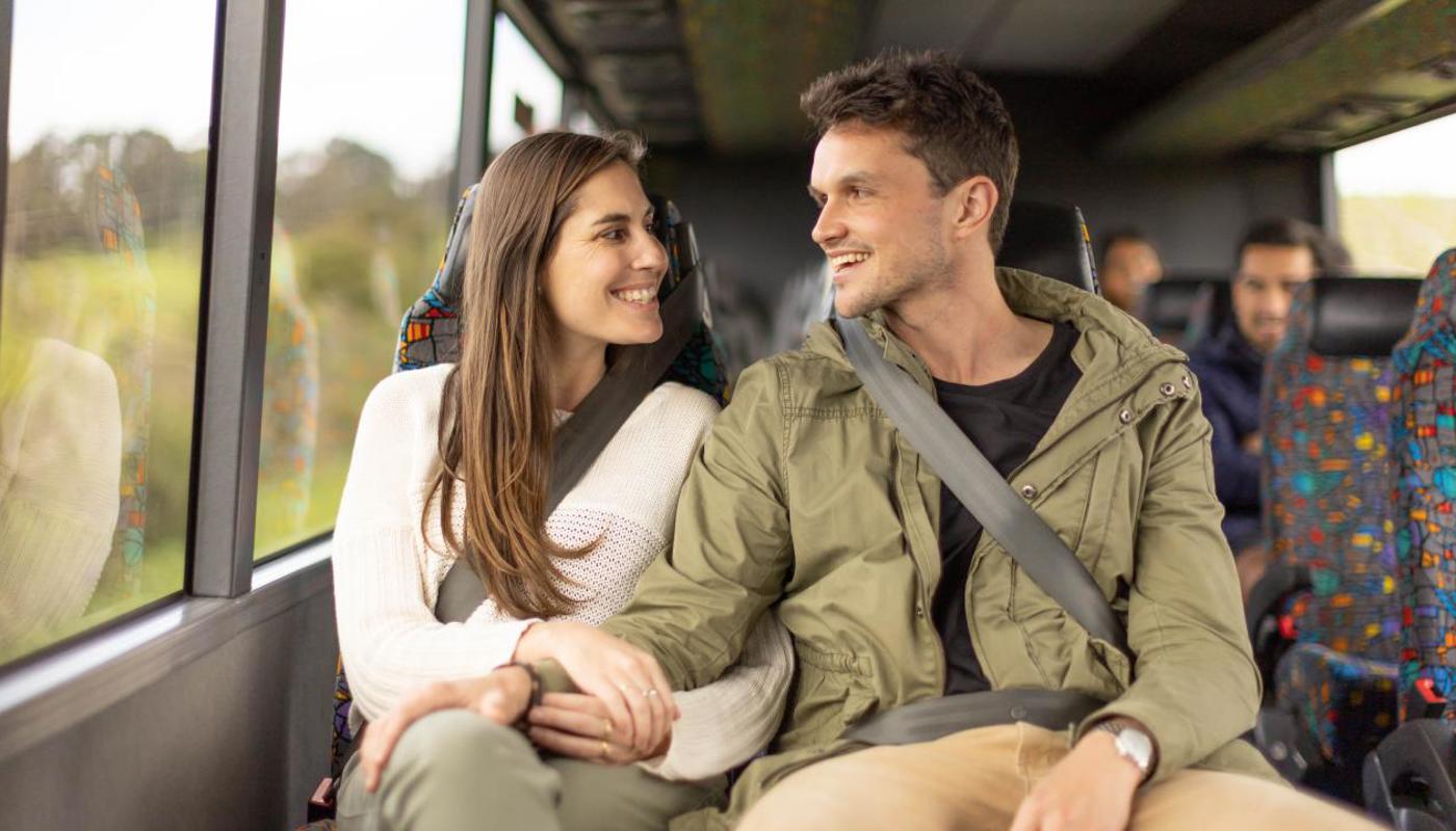 All our buses are equipped with free WIFI.