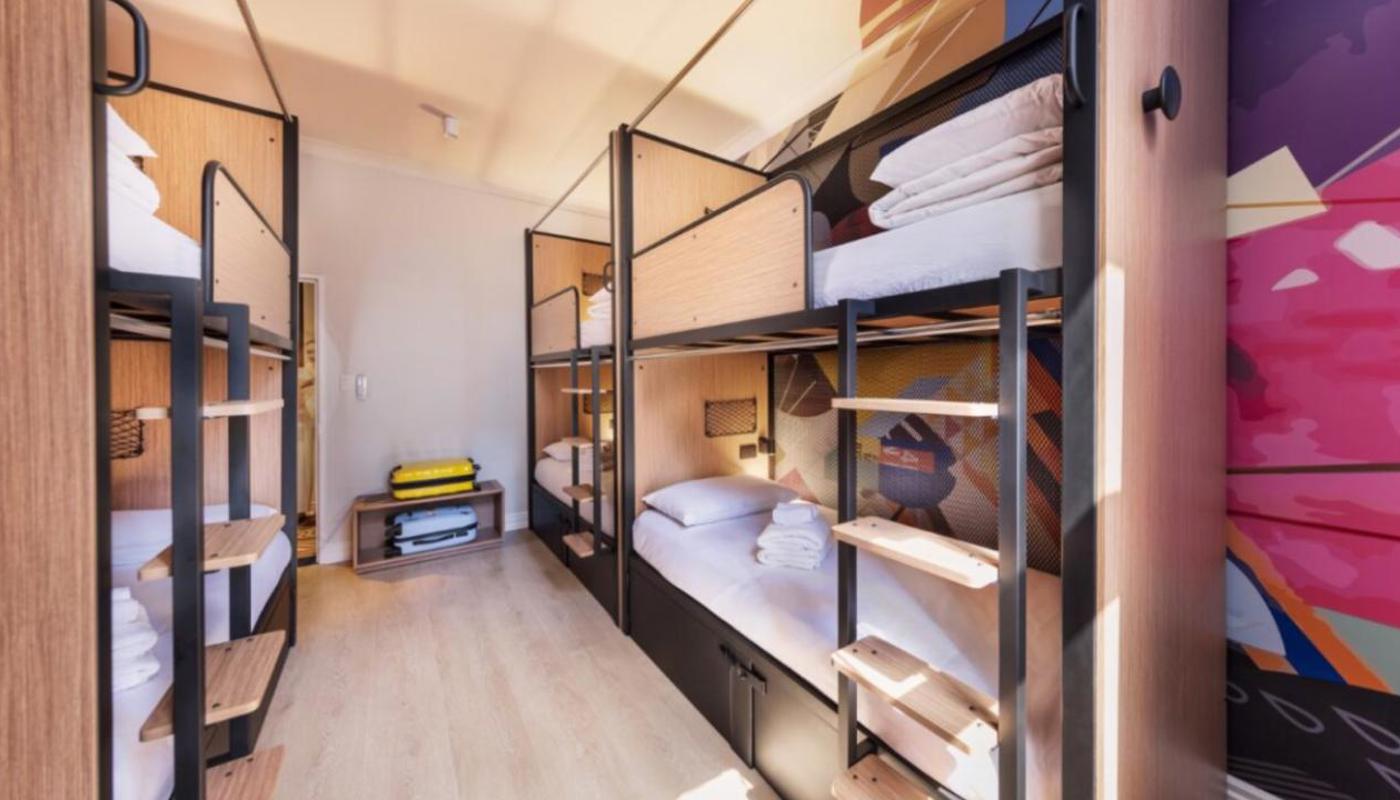 4 Bed Dorm with shared bathroom