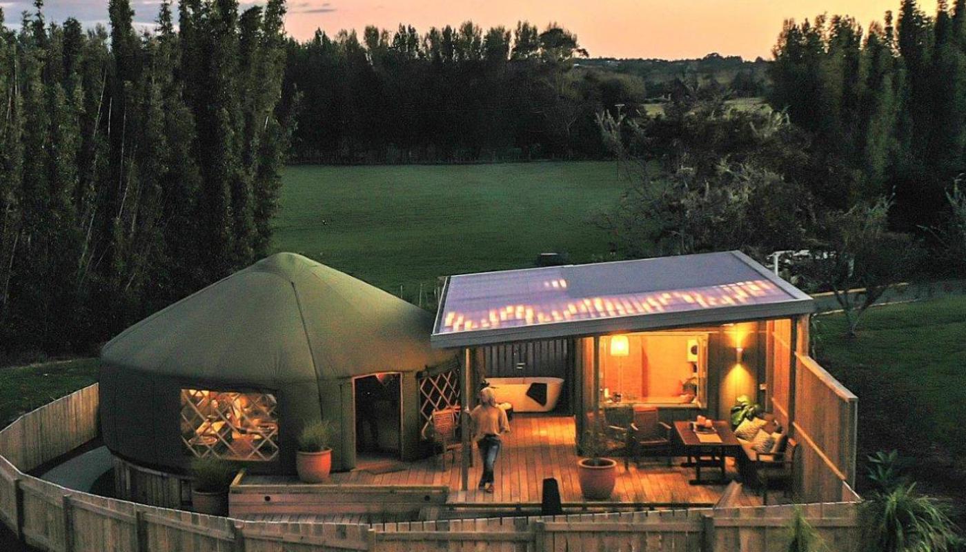 The Green Tent - boutique glamping experience, rural Matakana, New Zealand