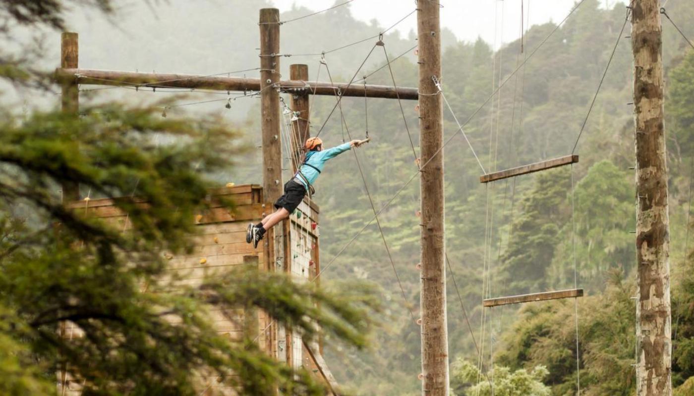 Kokako Lodge High Ropes Course