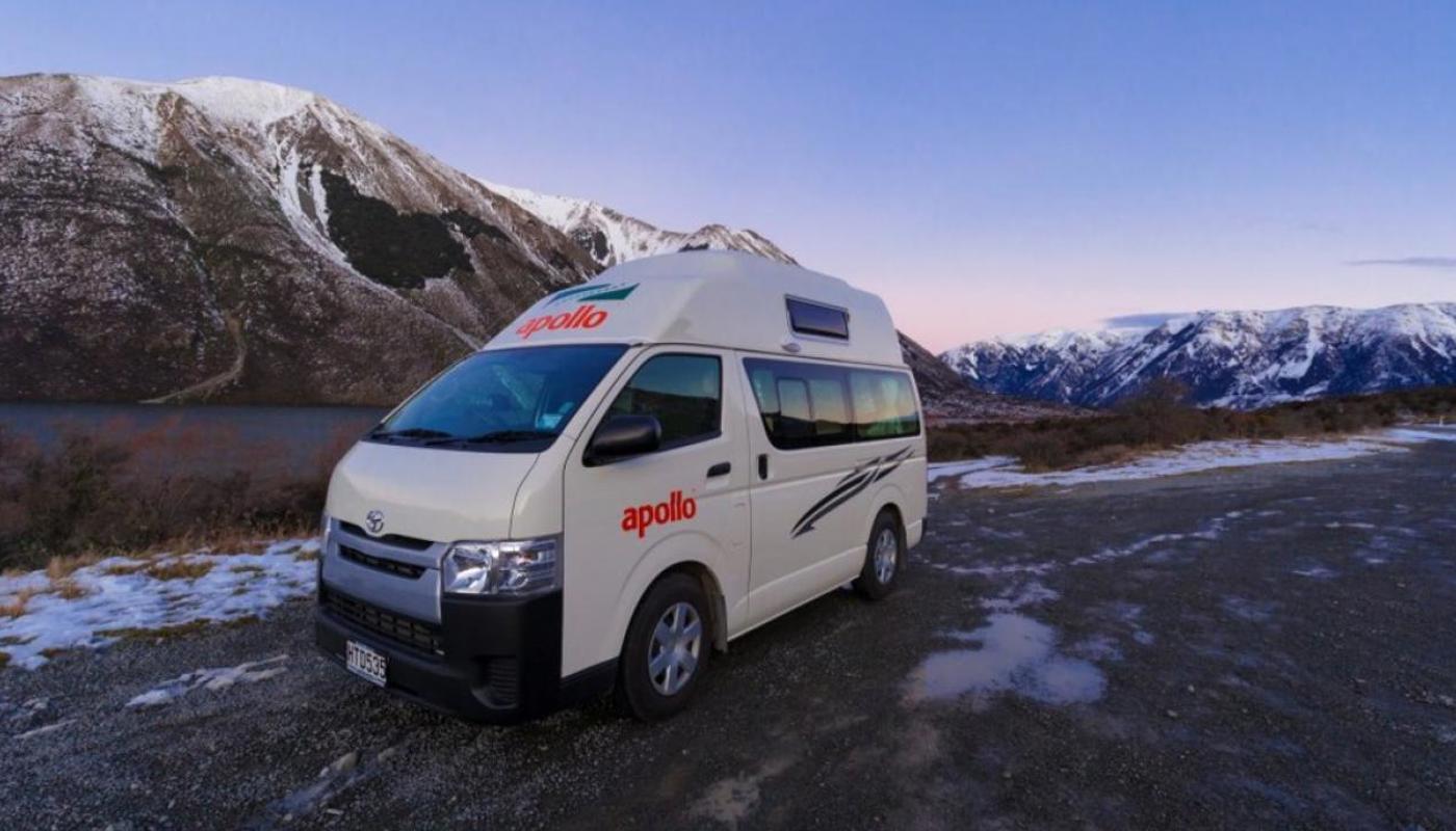 South Island campervan