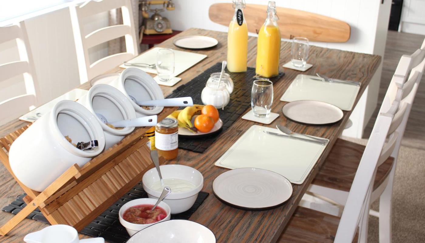 Breakfast table