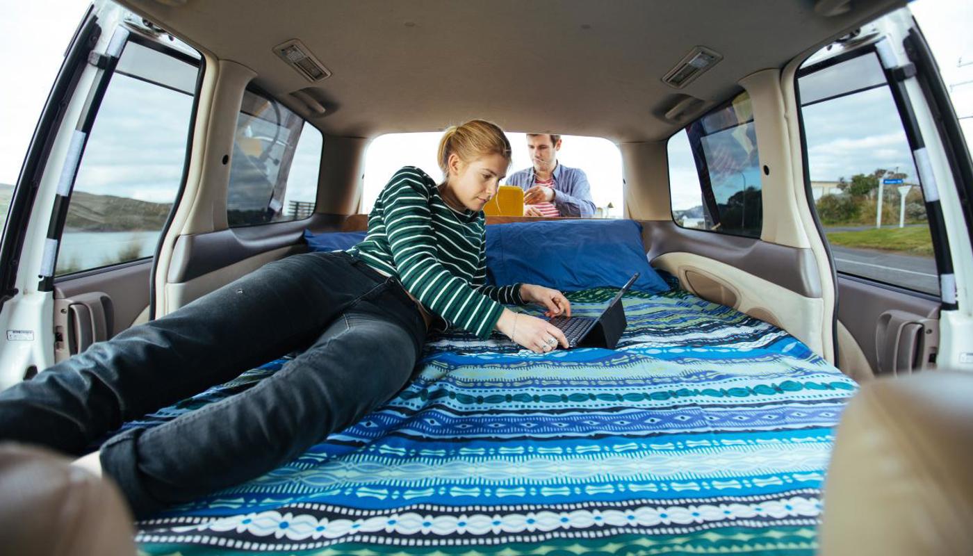 Plenty of room to stretch out in the Two Berth Camper